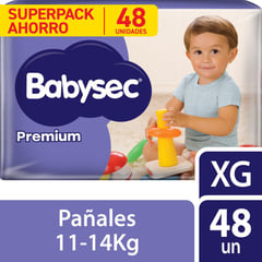 BABYSEC - Pañales Premium Talla XG 48 Unidades