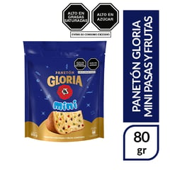 GLORIA - Panetón Mini en bolsa de 80 g