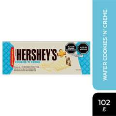 HERSHEYS - Waffer Relleno Sabor Vainilla Hershey's Cookies & Creme 102 g