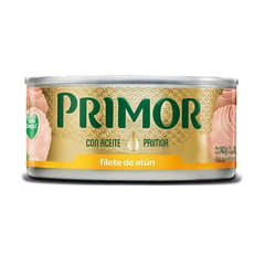 PRIMOR - Filete de Atún en Aceite Vegetal en Lata de 140 g