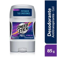 SPEED STICK - Desodorante Hombre Gel Feel Attractive 85 g