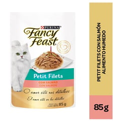 FANCY FEAST - Alimento húmedo para gatos Fillet de Salmón de 85 g