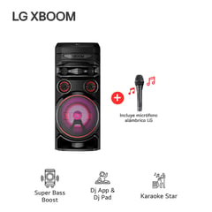 LG - Torre de sonido LG XBOOM RNC7 Multi-Bluetooth Karaoke Star