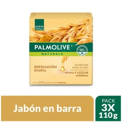 PALMOLIVE - Jabón en Barra Palmolive Avena y Azúcar 3 x 110 g