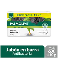 PALMOLIVE - Jabon en Barra Carbon 6 x 110 g