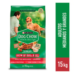 DOG CHOW - Alimento para perro Dog Chow Adulto Mediano y  grande 15  kg