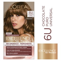 EXCELLENCE - Tinte Excellence Sin Amoniaco 6U Chocolate Puro