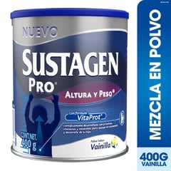SUSTAGEN - Alimento Lácteo Pro Altura Peso Vainilla 400 g