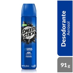SPEED STICK - Desodorante Hombre Carbon Absorb Aerosol 91 g