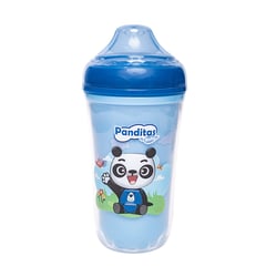 PANDITAS BABY - Tomatodo Doble Pared 210 ml Azul