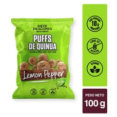 SIETE DRAGONES - Puff Sabor Lemon Pepper 100 g