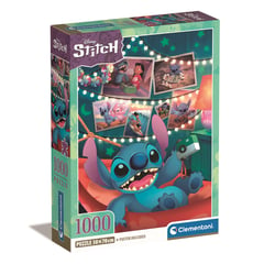 CLEMENTONI - Rompecabezas Stitch Disney 1000 Pzas