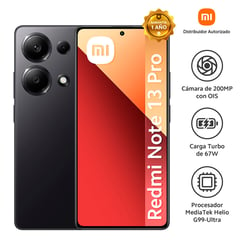 XIAOMI - Smartphone Redmi Note 13 Pro Negro 8Gb 256G