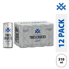 TRES CRUCES - 12PACK TRES CRUCES LIGHT LT X 310 ML