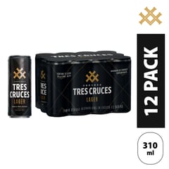 TRES CRUCES - 12PACK TRES CRUCES LAGER LT X 310 ML