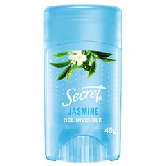 SECRET - Desodorante Antitranspirante Secret en Gel Invisible Jasmine 45 g
