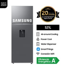 SAMSUNG - Refrigeradora Samsung 521Lt All Around Cooling RT53DG6220S9PE Plateado