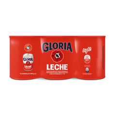 GLORIA - Sixpack Leche Gloria Light 390 g