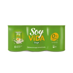 SOY VIDA - Sixpack Bebida Soya 390 g