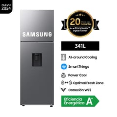 SAMSUNG - Refrigeradora 341Lt All Around Cooling RT35DG5720S9PE Plateado