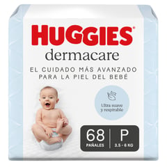 HUGGIES - Pañal Dermacare P Bolsa 68 und