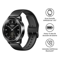 XIAOMI - Smartwatch Watch S3 Black