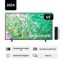 SAMSUNG - Televisor 65" Crystal UHD Tizen Os Smart UN65DU8000GXPE