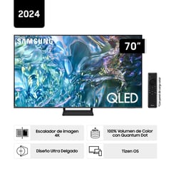 SAMSUNG - Televisor 70" QLED 4K Tizen Os Smart QN70Q65DAGXPE