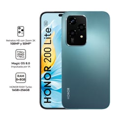 HONOR - Smartphone  200 Lite 8Gb+256Gb Cyan Lake